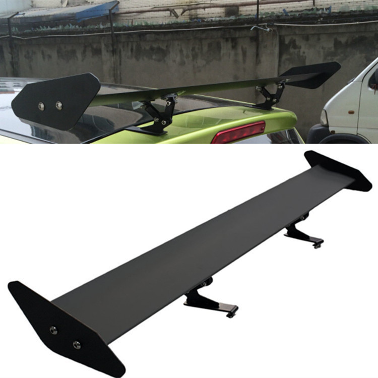 汽车铝合金免打孔尾翼两厢车无损安装尾翼定风翼扰流板通用尾翼