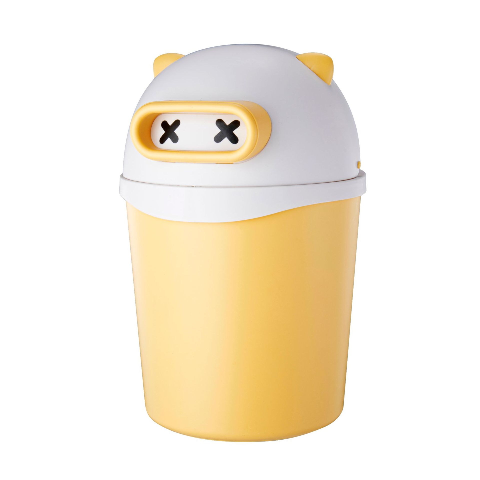 Toilet Kitchen Innovative Trash Can Shake Lid Cute Diving Bear Sundries Storage Bucket Storage Wastebasket Wholesale