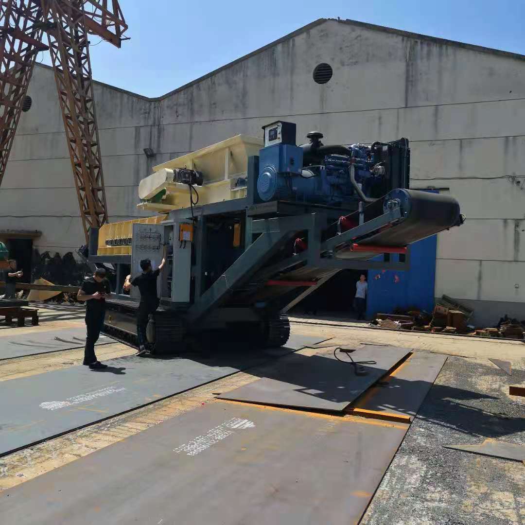 履带式移动泥石分离机选矿厂矿石分离机砂石分离机煤矿煤炭分离机
