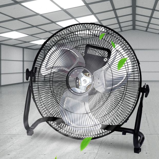 实力工厂工业电风扇24寸趴地扇强劲风高效节能工业扇厂家批发
