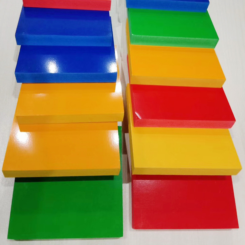 彩色pvc板材高密度发泡板pvc板涂料样品雕刻切割板