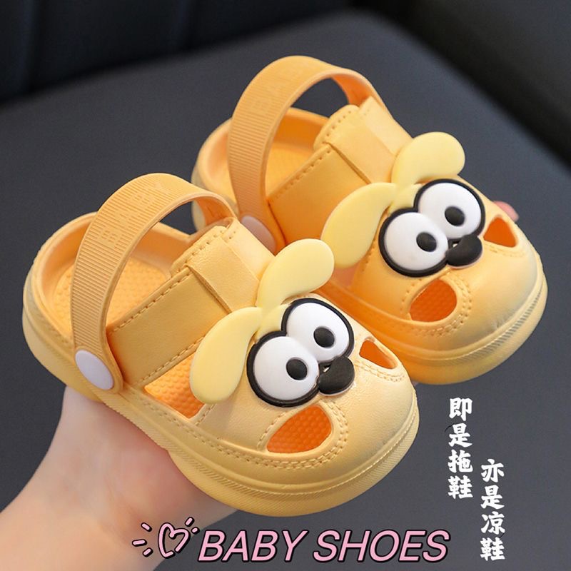 Children's Slippers Summer New Cute Bear Baby Girl Shoes Boys Soft Bottom Non-Slip Home Bathroom Inner Sandals