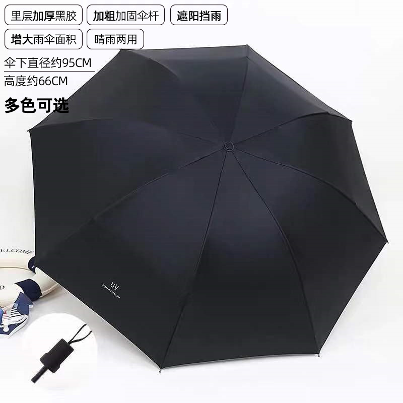 Wholesale Uv Vinyl Sun Protective Sun Umbrella Folding Rain Dual-Use Advertising Gifts Automatic Umbrella Manufacturers