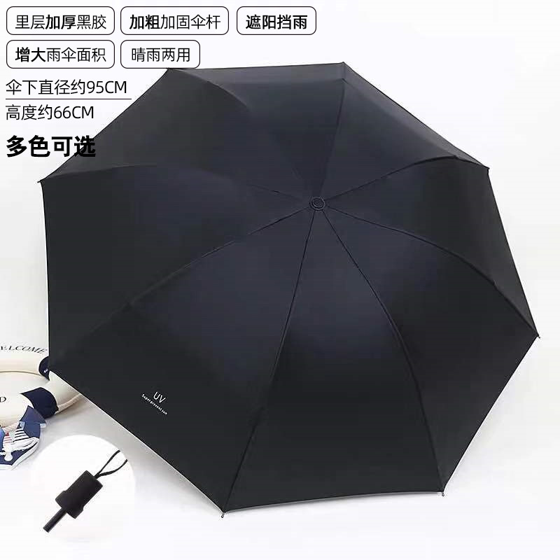 Wholesale UV Vinyl Sun Protective Sun Umbrella Folding Rain Dual-Use Advertising Gifts Automatic Umbrella Manufacturers