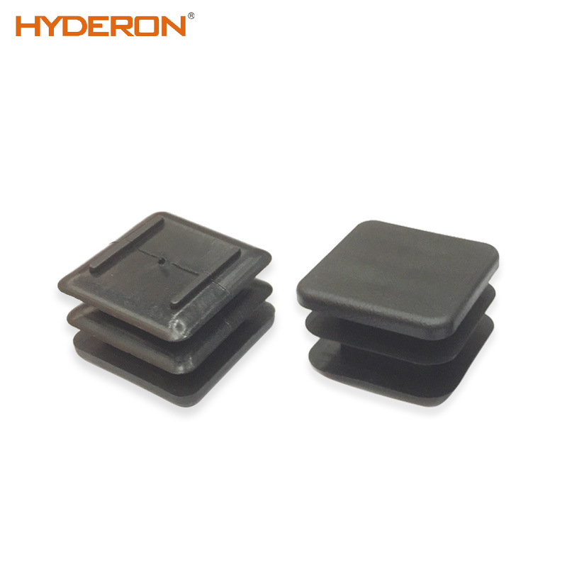 Square Wear-Resistant Non-Slip Pipe Plug Bulkhead Sealing Cover Plastic Plug Pipe Plug Furniture Table and Chair Foot Pad