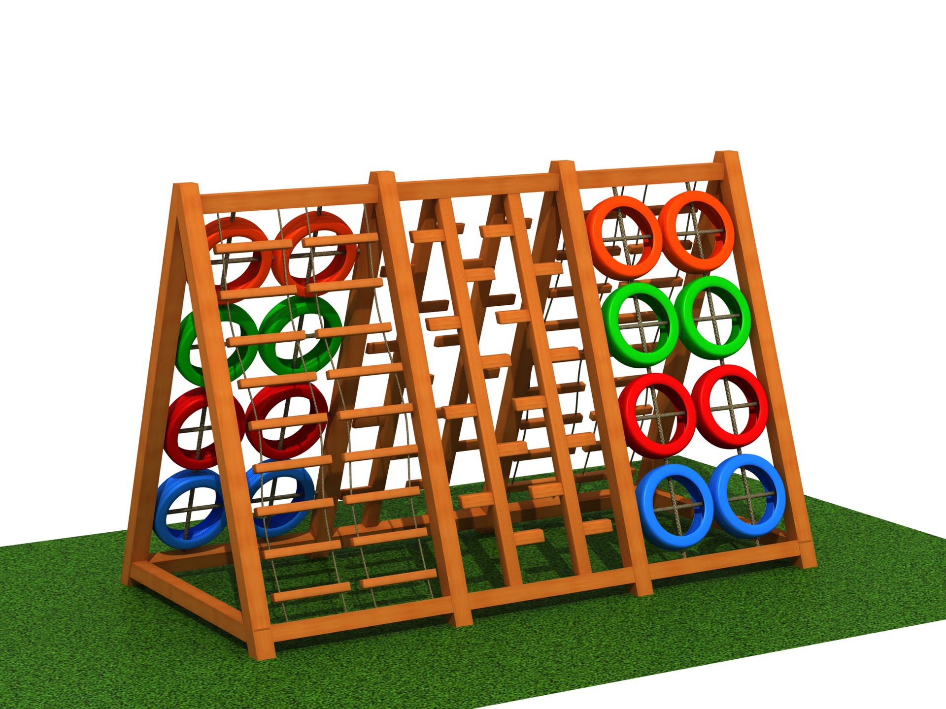 幼儿园木制攀爬组合架 儿童早教感统训练器户外黄花梨实木攀爬架