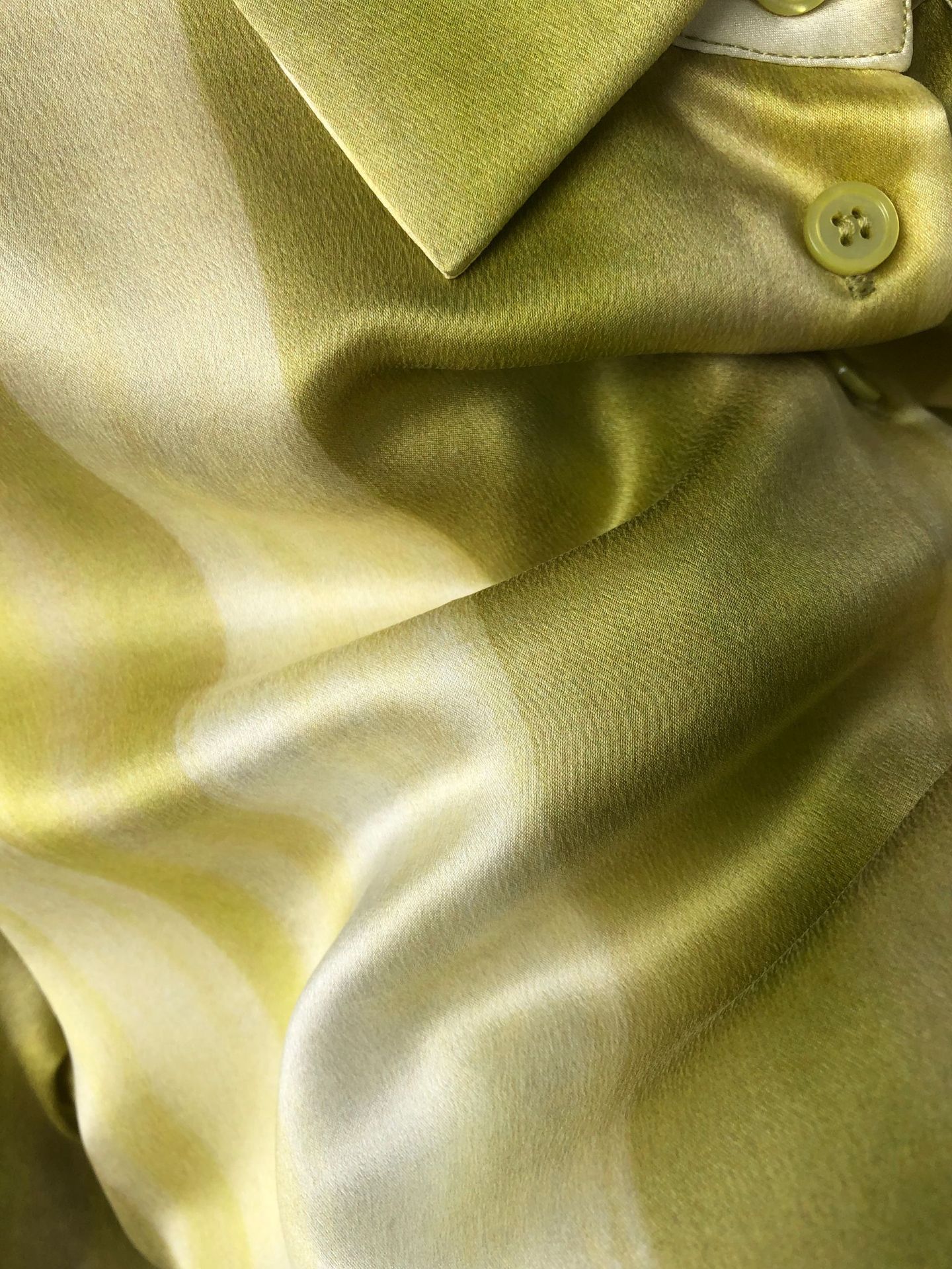 22早春 重磅素绉缎 重砂洗工艺 砂洗桑蚕丝 大理石纹晕染真丝衬衫