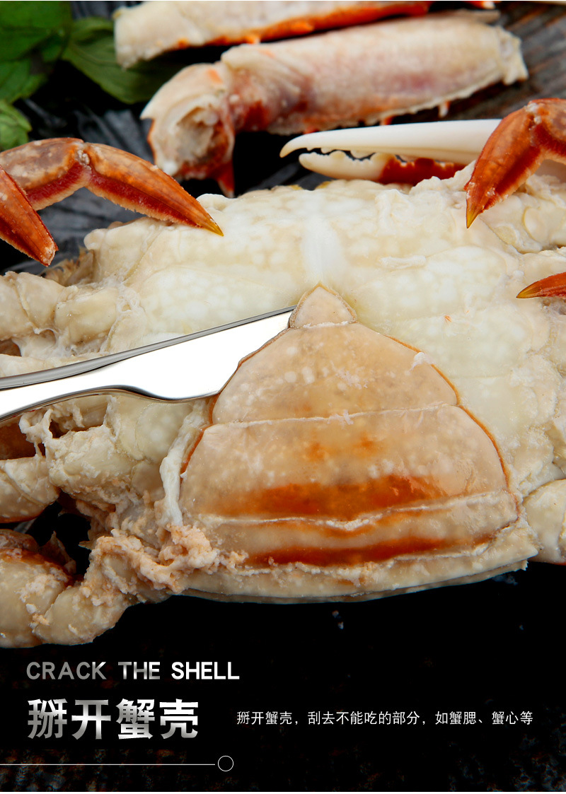 锌合金吃螃蟹工具套装家用剥螃蟹蟹钳吃螃蟹工具蟹八件