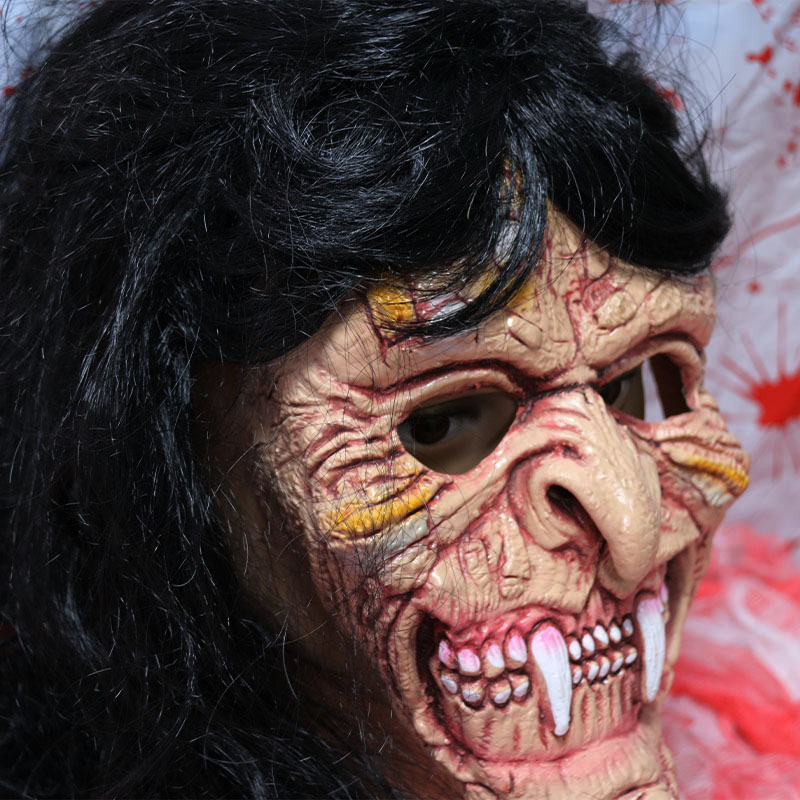 万圣节鬼节恐怖鬼脸头套面具吓人搞怪鬼脸恶魔鬼屋派对装扮道具