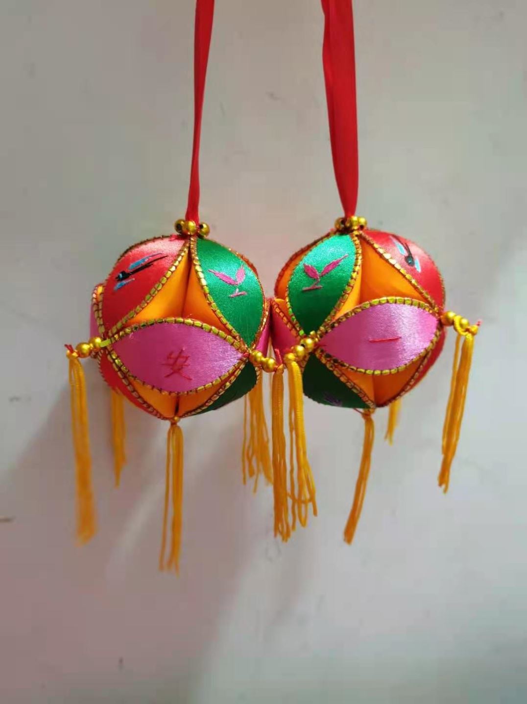 广西靖西民族三月三特色纯手工艺绣球婚庆舞蹈道具击鼓传花抛绣球