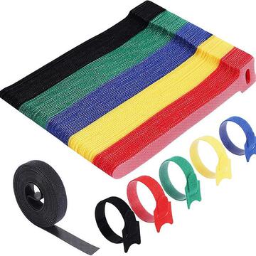 批发猫头魔术贴扎带 耳机充电线收纳绑带 背靠背自粘数据 线魔术