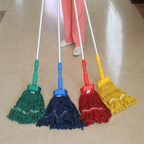 厂家直销家用棉线地板拖把,商用尘推木地板吸水拖把