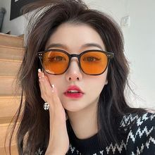 2025出游gm墨镜女高级感网红素颜街拍显脸小茶色太阳镜男驾驶遮阳