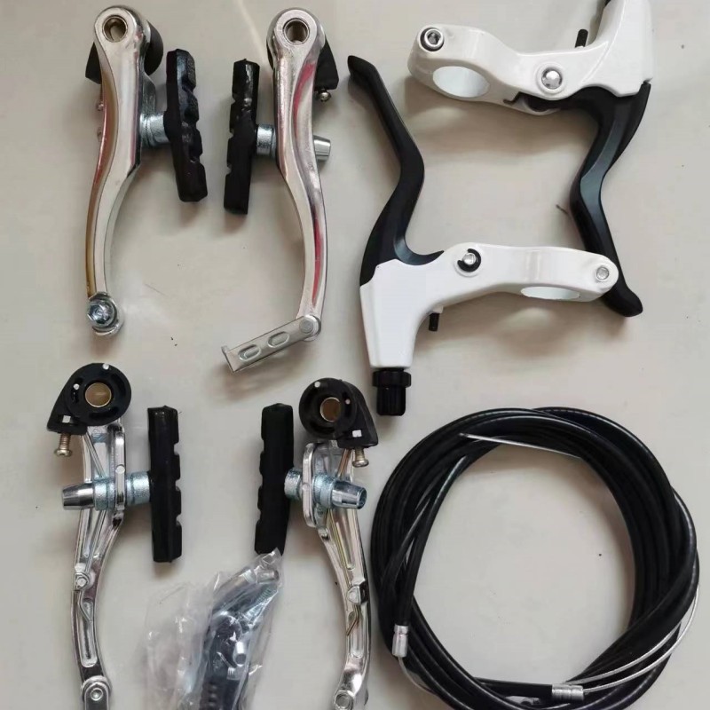 铝合金v刹跨境套装自行车v刹夹器山地车v刹套件全套刹车器闸线