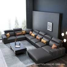 2022年新款免洗科技布艺沙发客厅简约现代大小户型北欧风乳胶家具
