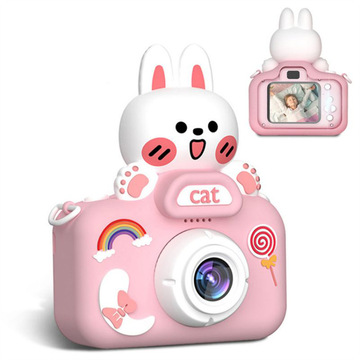 新款儿童相机大头小兔子卡通可拍照摄像数码运动跨境爆款工厂直销