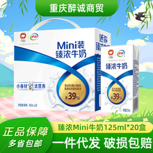 4月新货伊利臻浓牛奶mini125ml*20盒整箱儿童办公室营养早餐代发