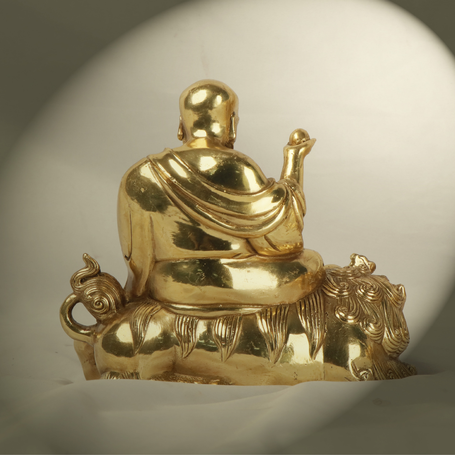 杨铜记纯铜十八罗汉 黄铜十八罗汉整套 十八铜人铜佛摆件厂家批发