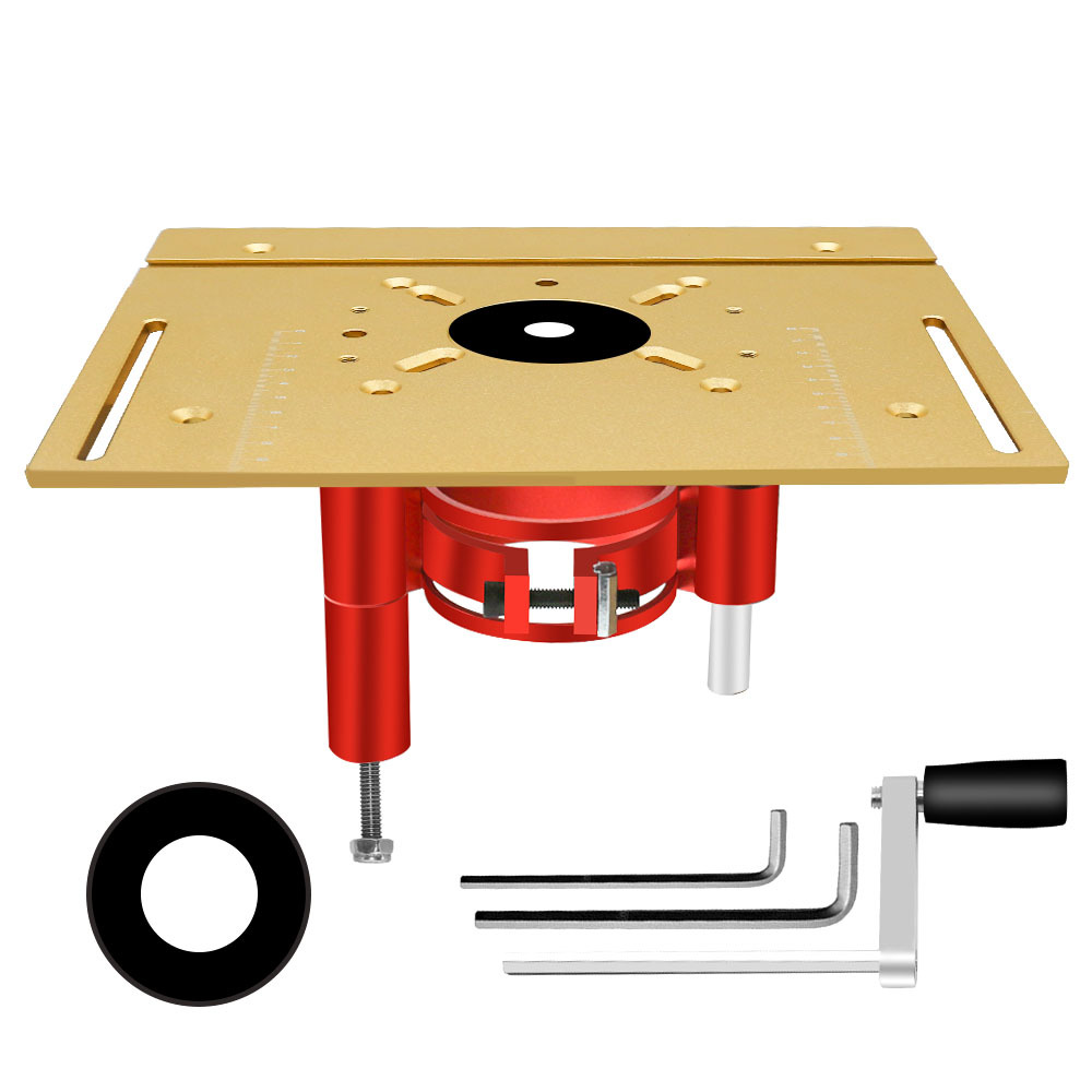 Bakelite Inverted Lifting Base + Aluminum Alloy Inverted Board Second Generation Upgraded Woodworking Table Lifting Platform
