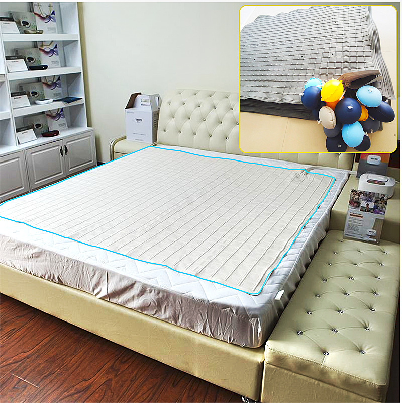 厂家直销充气水暖床垫智能水循环养生加热水床环保植绒冷暖床垫