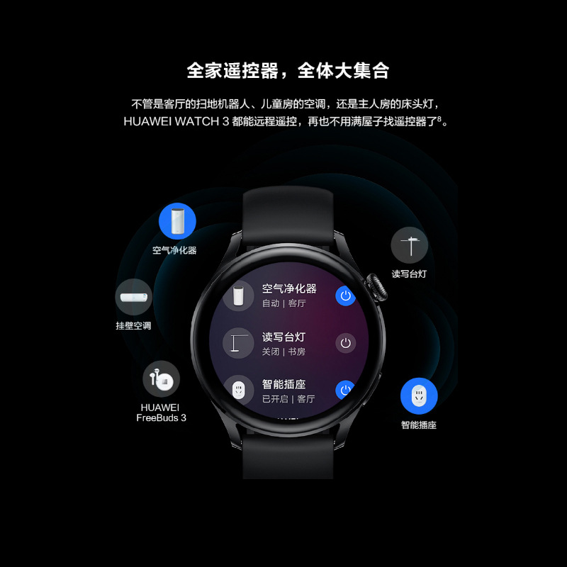 适用华为watch 3运动手表46mm esim独立通话智能手表健康体温测试