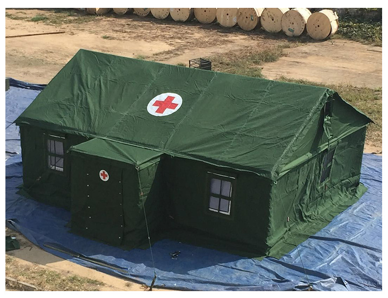 95卫生棉帐篷医护卫生急救帐篷户外医院帐篷军工品质帐篷