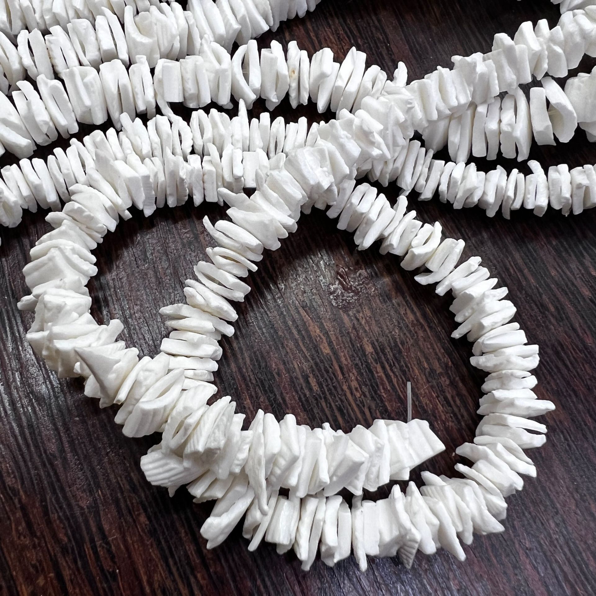 Philippines Square Piece 8-12mm Sea Shell Bead String Jewelry Accessories Bracelet Semi-Finished Accessories Amazon Hot Selling Product