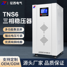 征西380v三相稳压器TNS-30KW冰柜空调激光医疗商用全自动稳压电源