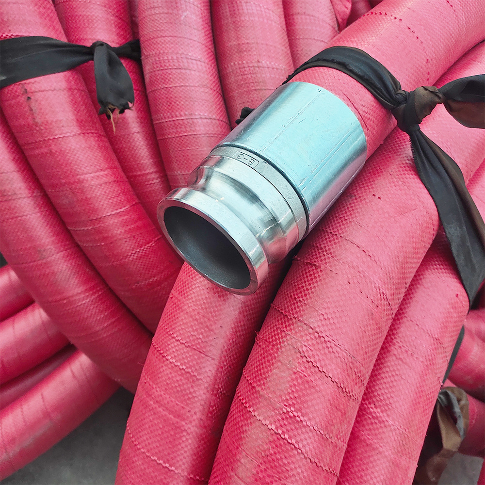 3寸钢丝编织大口径胶管 快速接头胶管 发泡机输送混凝土水泥胶管