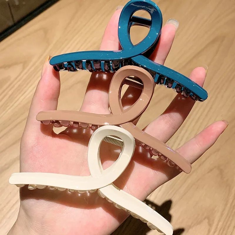 头发抓夹后脑勺盘头发夹子发夹女优雅气质成人洗澡鲨鱼夹发卡头饰