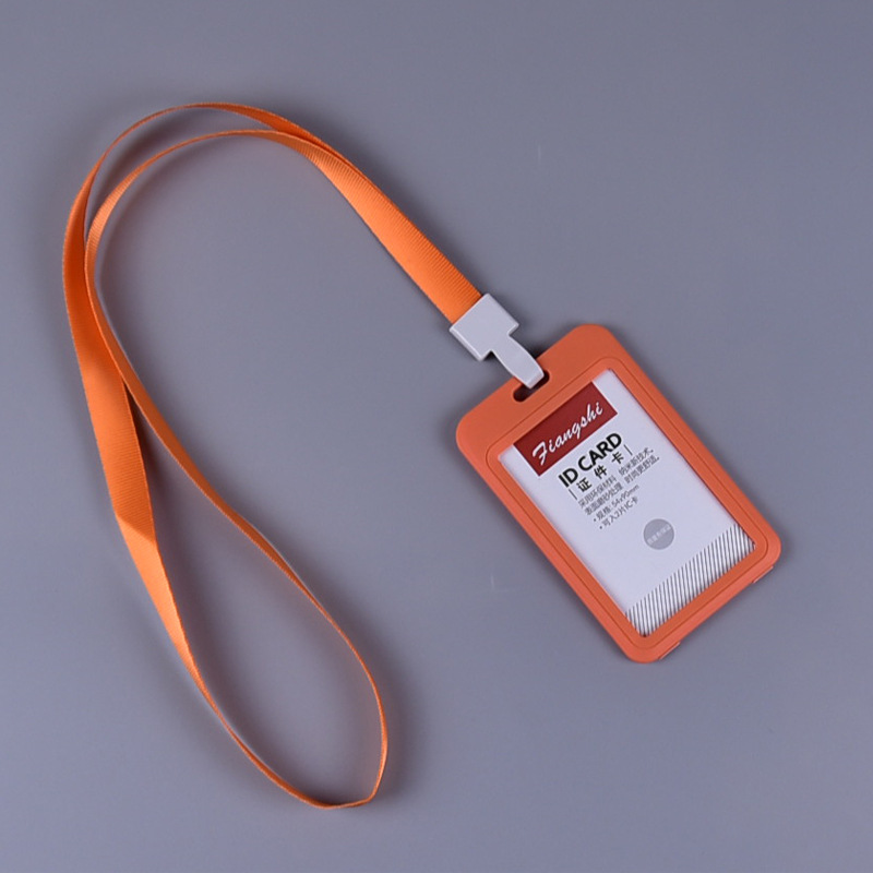 Work Permit Card Cover with Lanyard Work Card Badge Card Id Card Card Holder Student Listing Badge Work Badge Name Tag Factory Card