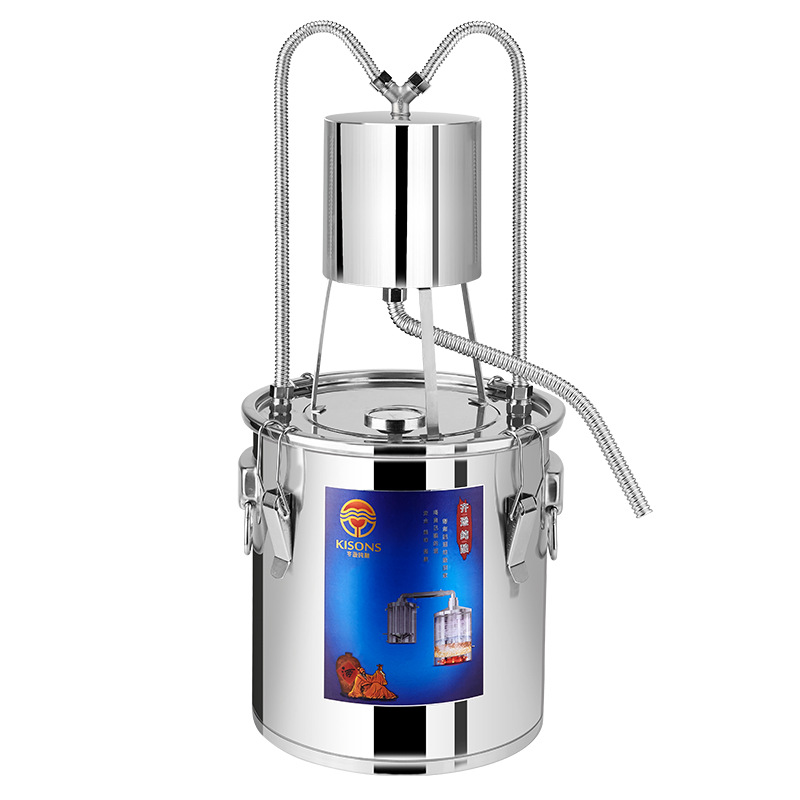 自动蒸酒器酿酒设备家用小型酿酒机白酒葡萄酒烤酒设备柴火蒸馏器