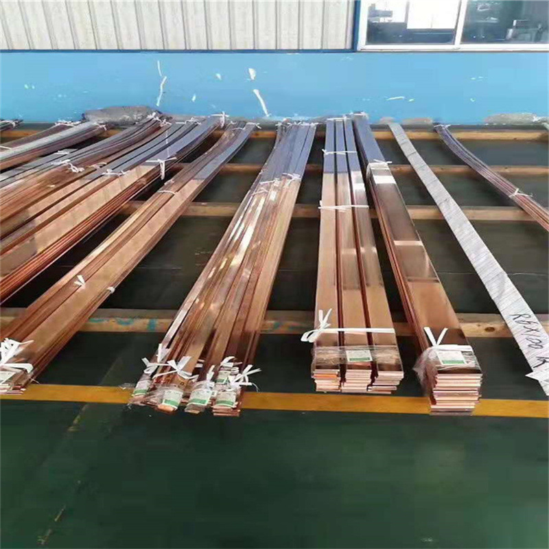 矩形铜母线厂批发TMY100*10家紫铜条打孔40*4/60*80T2镀锡紫铜排