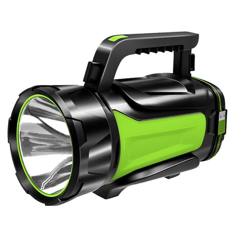 强光探照灯手电筒超亮远射手提灯充电氙气灯led户外多功能大功率