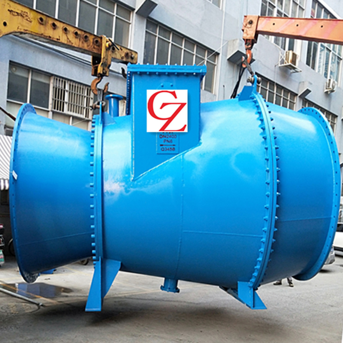 gzx41hx定制大口径活塞式固定锥形阀管中型电动调压调流阀质保