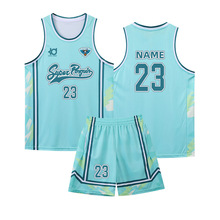篮球服套装男夏季速干球衣儿童比赛训练队服窄肩背心
