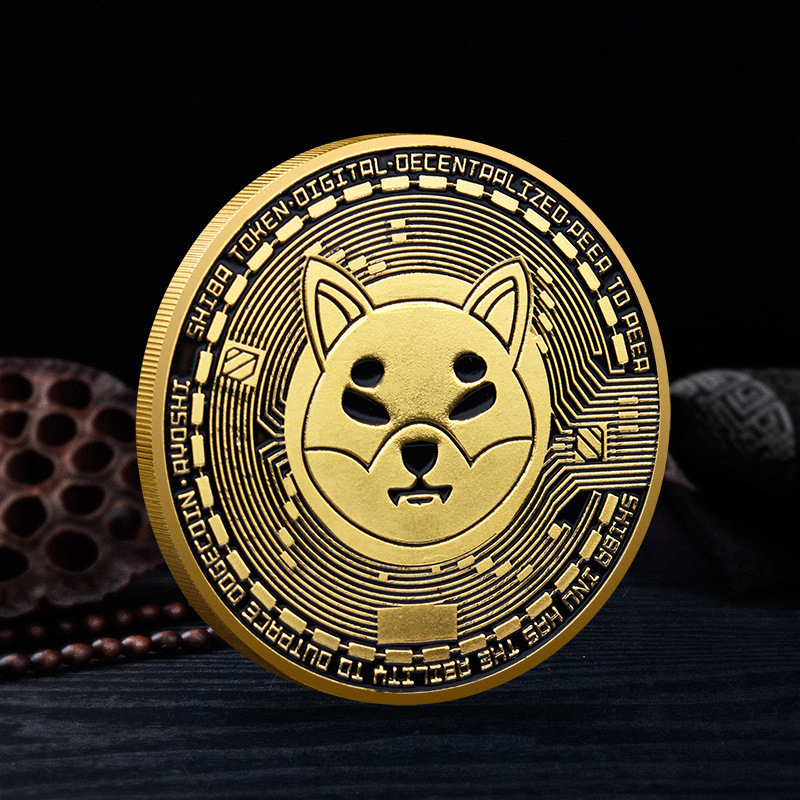 柴犬狗狗纪念币 金属纪念章 欧美外贸虚拟货币 狗币现货 跨境供商
