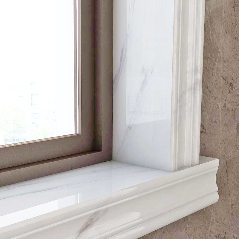 窗台包边框瓷砖边自粘窗框石塑板仿大理石窗户套框窗套线条装饰