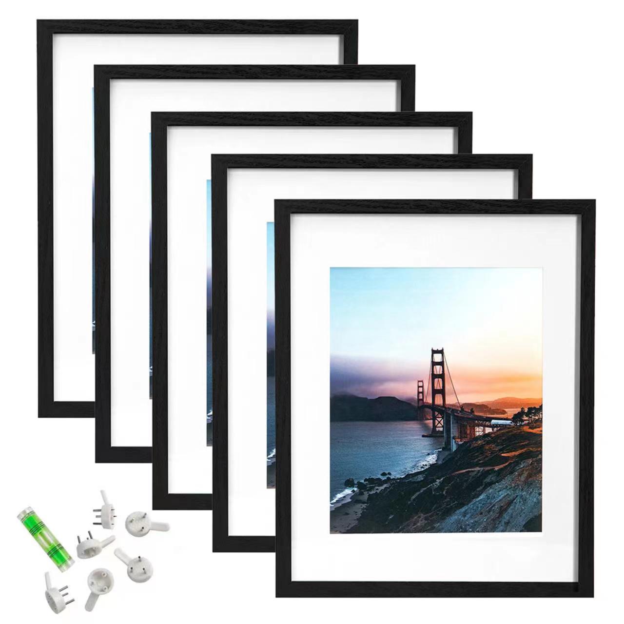 Amazon Hot 3-Piece Set A4 Certificate Holder Table-Top Wall Hangings Source Factory Ps Photo Frame Customized Wholesale