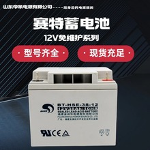 赛特蓄电池BT-HSE-38-12V7/24/65/100Ah铅酸免维护UPS电源EPS消防