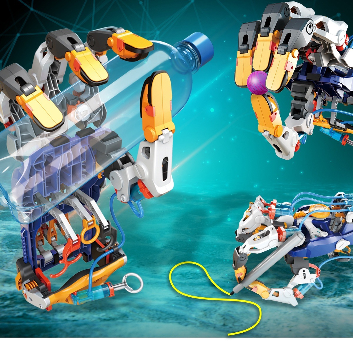 机械手臂玩具液压手套夹具外骨骼仿生机械双人对战12岁儿童黑科技