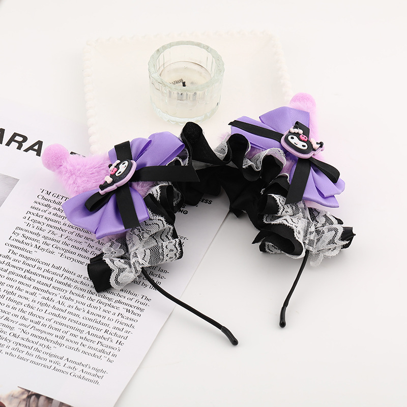 Cartoon Princess Cute Headband Mimi Coolomi Headband Photo Decoration Hair Accessories Wash Makeup Anti-Wet Hair Headdress