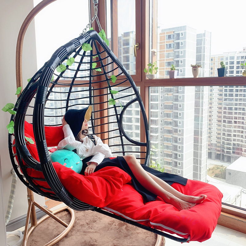 吊椅阳台家用秋千吊篮椅子懒人吊床摇摇椅休闲网红摇篮藤椅吊兰椅