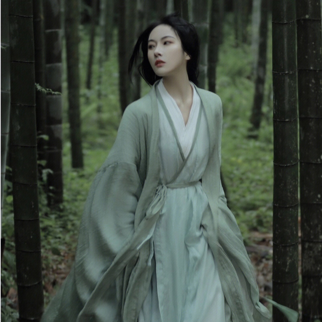 清冷系晋制汉服女仙气飘逸风广袖裙女魏晋风赵丽颖与凤行同款古装