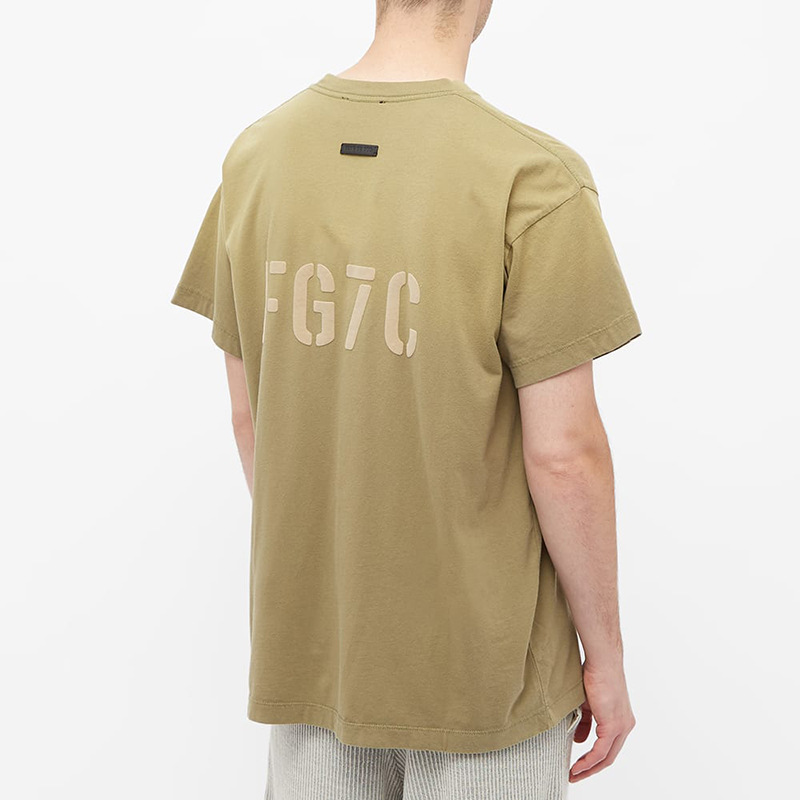 fear of god第七季主线fg7c植绒印花高街夏季百搭宽松纯棉短袖t恤