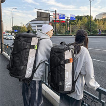 高颜值背包男士双肩包女大容量多功能旅行包运动健身包外出打工包
