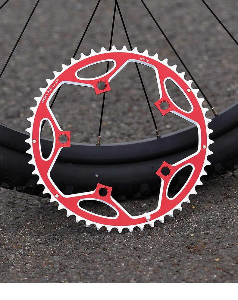 west biking公路车竞速牙盘自行车骑行盘片双盘34t-50t折叠车盘片