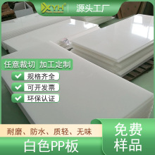 深圳白色PP板现货 PP板切割PP箱焊接 耐酸碱pp塑料板厂家