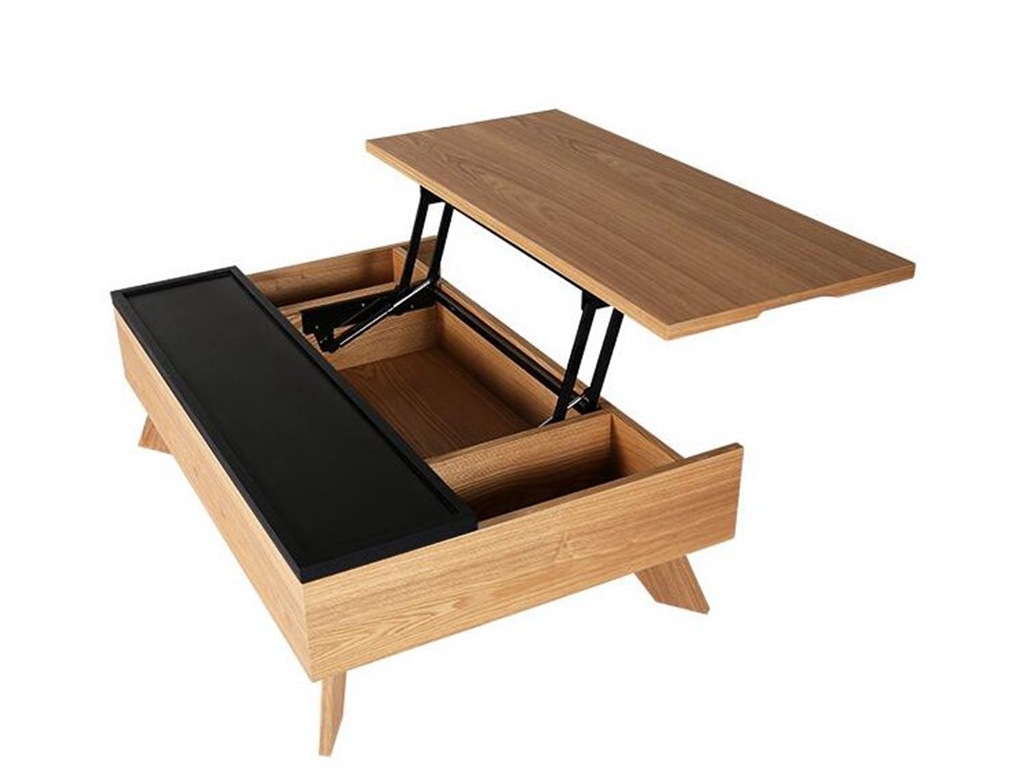 气动杆液压高度调节咖啡桌面折叠支撑架 茶几升降架 桌子升降架