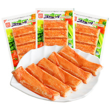 可莱美蟹味棒韩国模拟蟹肉蟹棒手撕蟹柳蟹肉棒即食零食40袋整箱